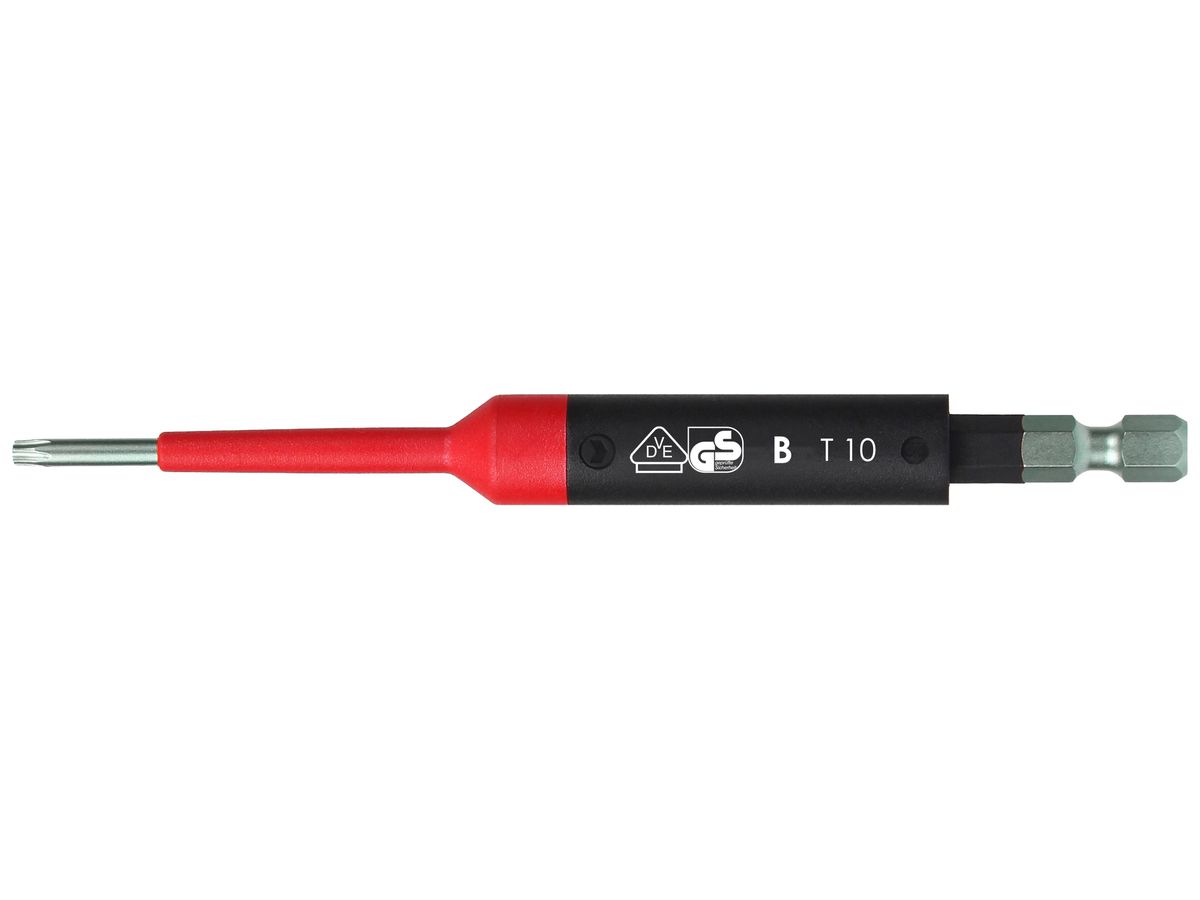 Bit Felo Safety Innensechsrund Torx TX10 125mm 1/4 Zoll 6.3mm 1000V
