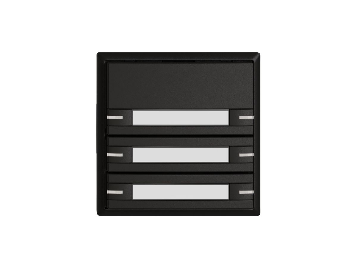 KNX-Taster RGB EDIZIO.liv SNAPFIX® Temperaturfüh.RGB-LED Pap.6×T 1-Tbed.sz