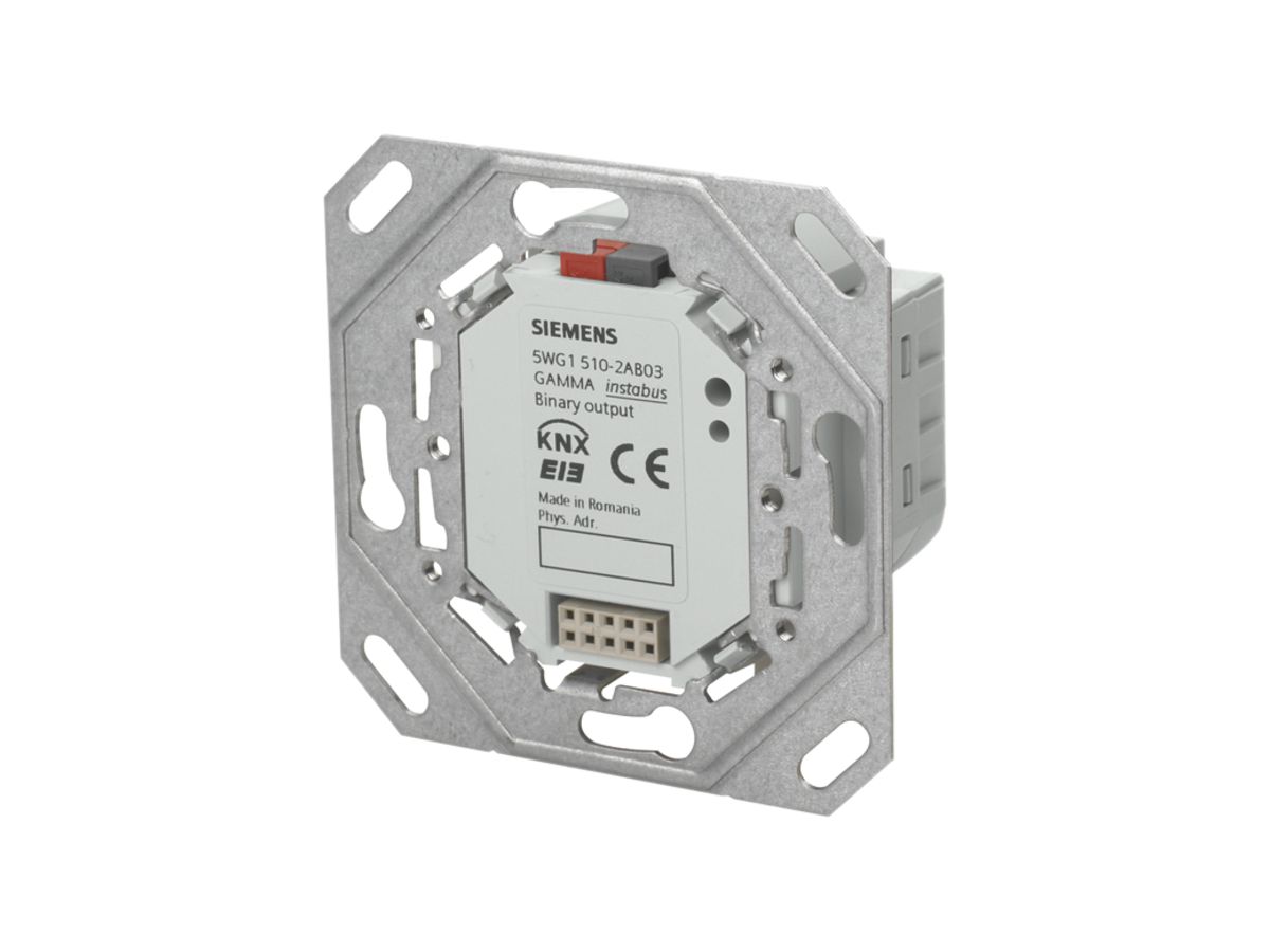 UP-KNX-Binärausgabegerät Siemens 230VAC 2×10A mit BTM