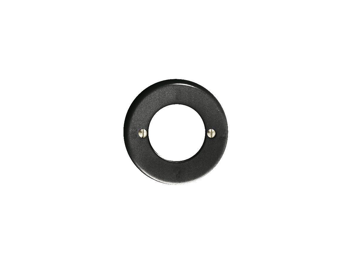 Frontset FH schwarz, für Schlüsselschalter, ohne Gravur