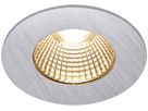 EB-LED-Deckenleuchte SLV PATTA-I ROUND 7.3W 440lm 1800…3000K EB-Ø60mm silber