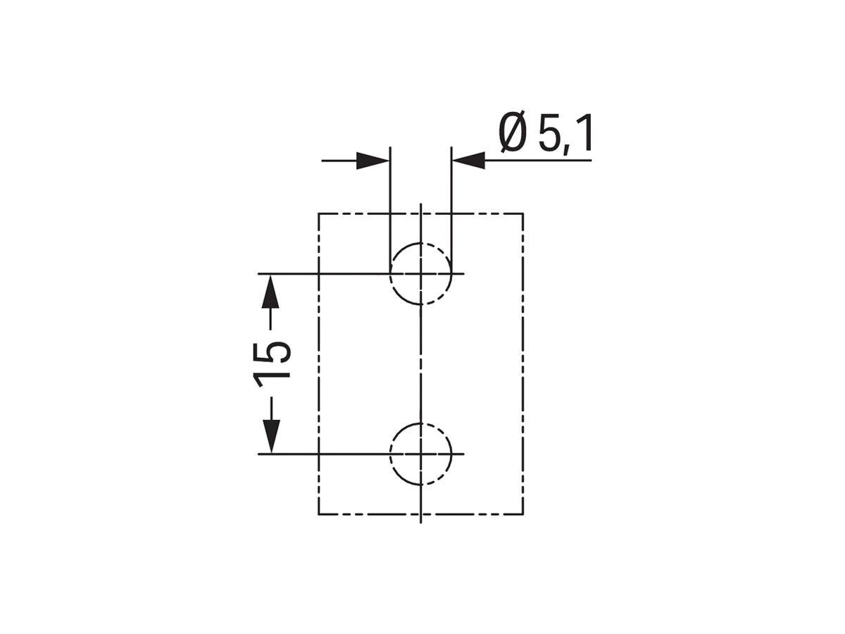 Montageplatte WAGO schwarz