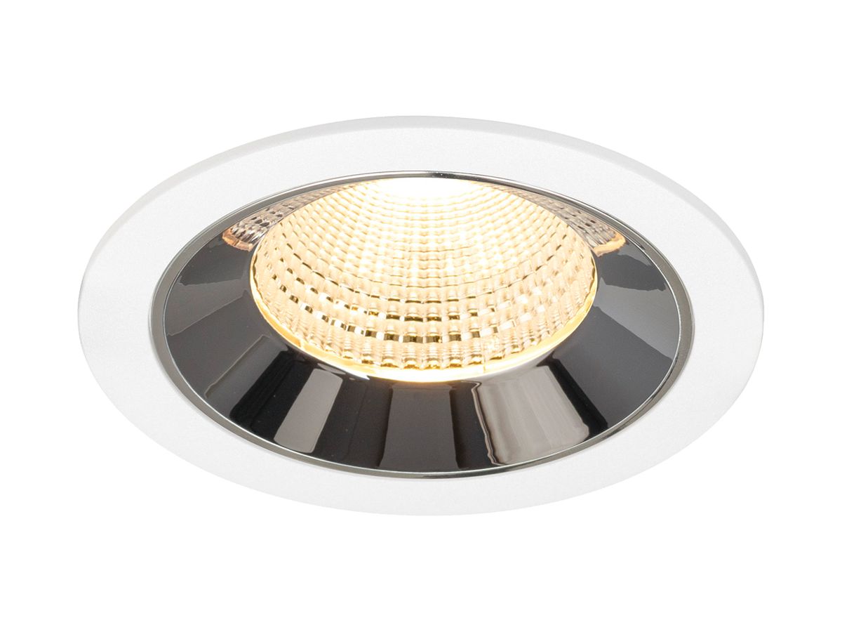 LED-Downlight SLV NUMINOS L 17W 2500lm 3000K WB DALI Ø120 ws/cr