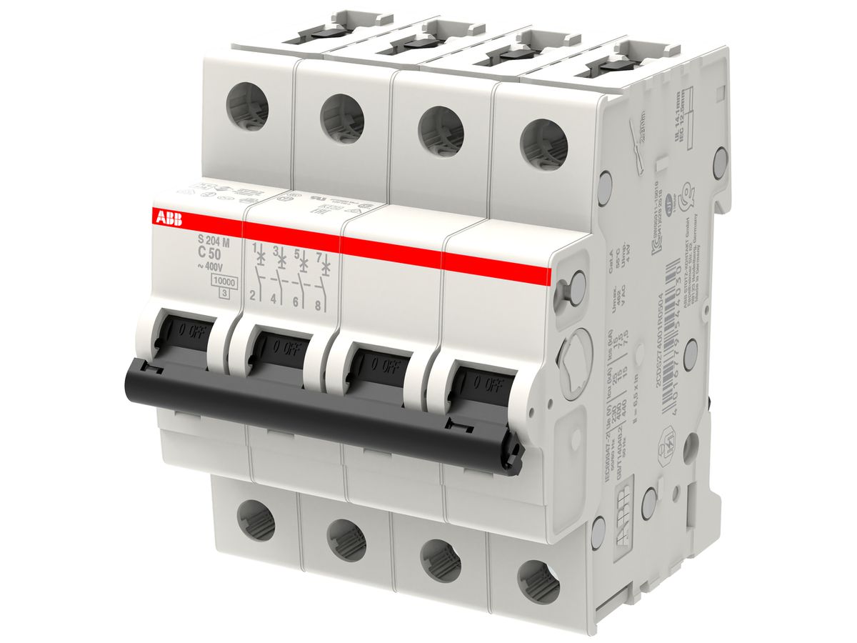 Leitungsschutzschalter ABB S204M-C50 50A C 10kA