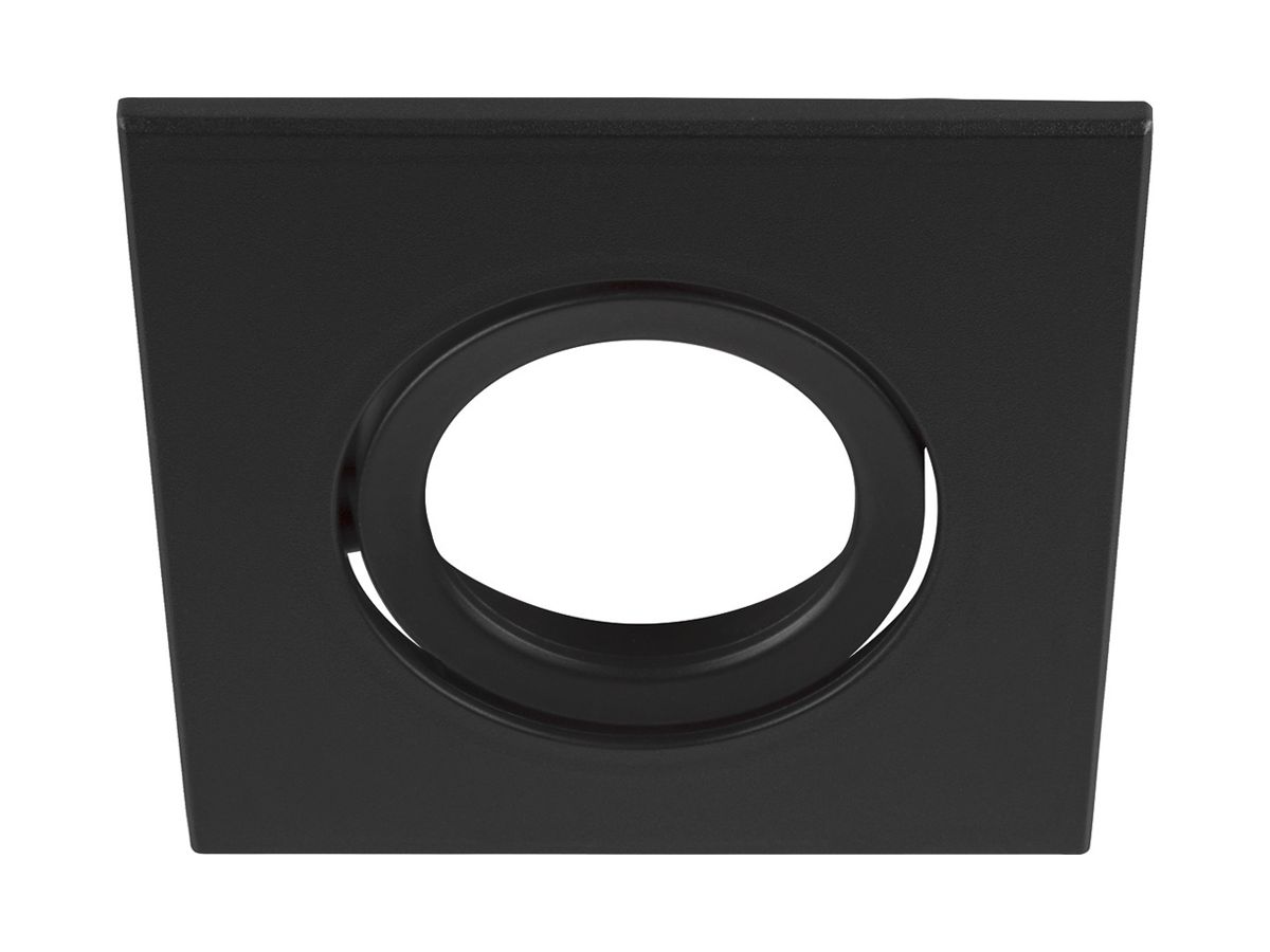 Abdeckring SLV UNIVERSAL IP20 Kunststoff 88×88×3.5mm schwarz