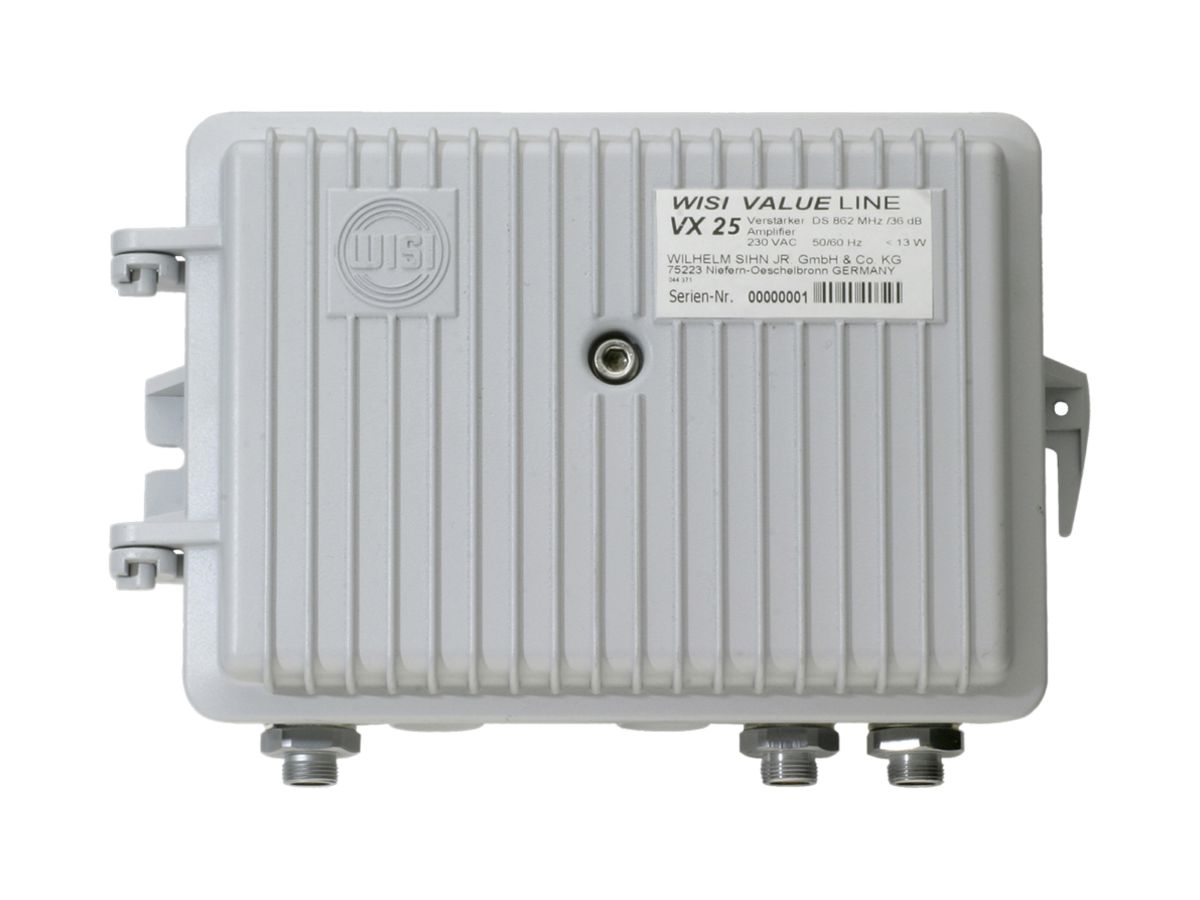 Verstärker WISI VX25 ferngespeist, 36dB