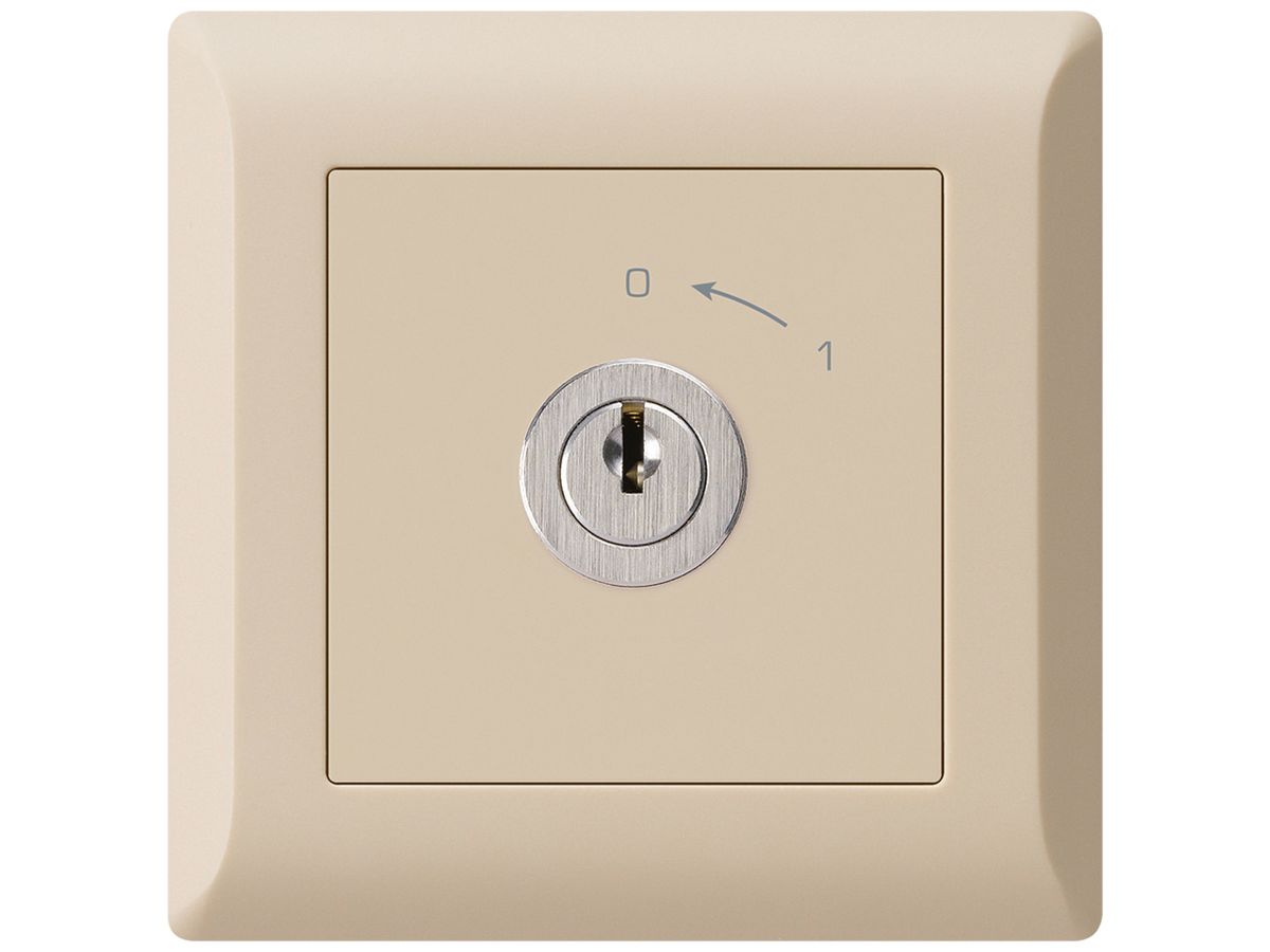 UP-SchwenkTaster 0<-1/2L kallysto.line beige mit Schloss Kaba 8