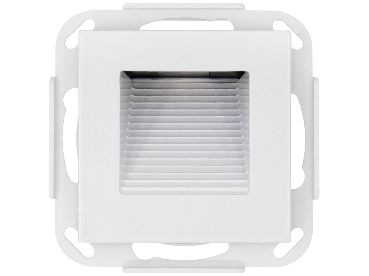 EB-LED-Wandleuchte DOTLUX EASYGUIDE 1.5W 70lm 930 IP44 71×71mm weiss
