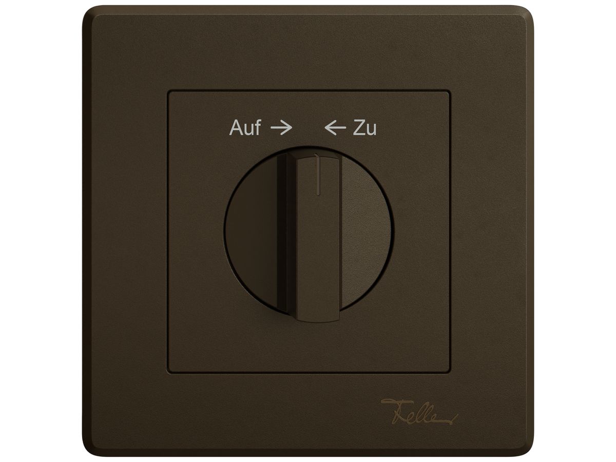 UP-Montageset EDIZIO.liv SNAPFIX® f.Drehschalter m.Griff Auf → ← Zu br