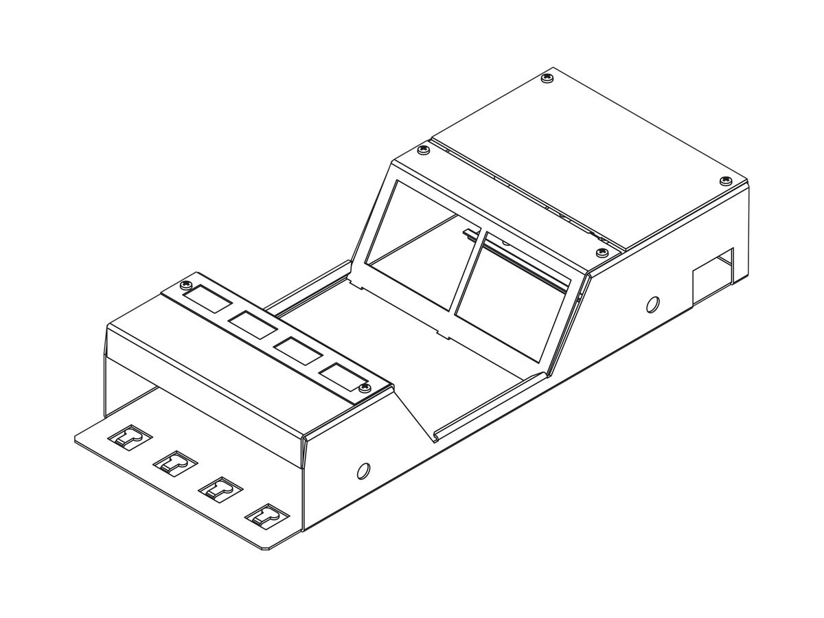 Bodendose doppelt Lanz H=69mm 8 FLF