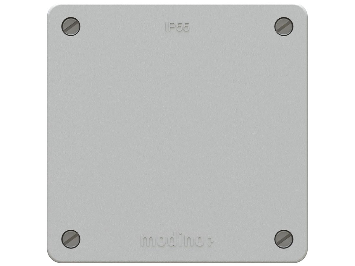 UP-Blindabdeckung MAX HAURI EXO Grösse 1×1 IP55 grau