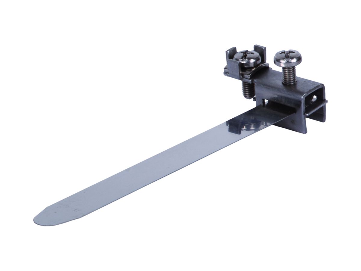 Erdungsrohrschelle Edelstahl V2A ELBRO L=136mm 1/8…3/8" Ø8…17.5mm 2.5…16mm²