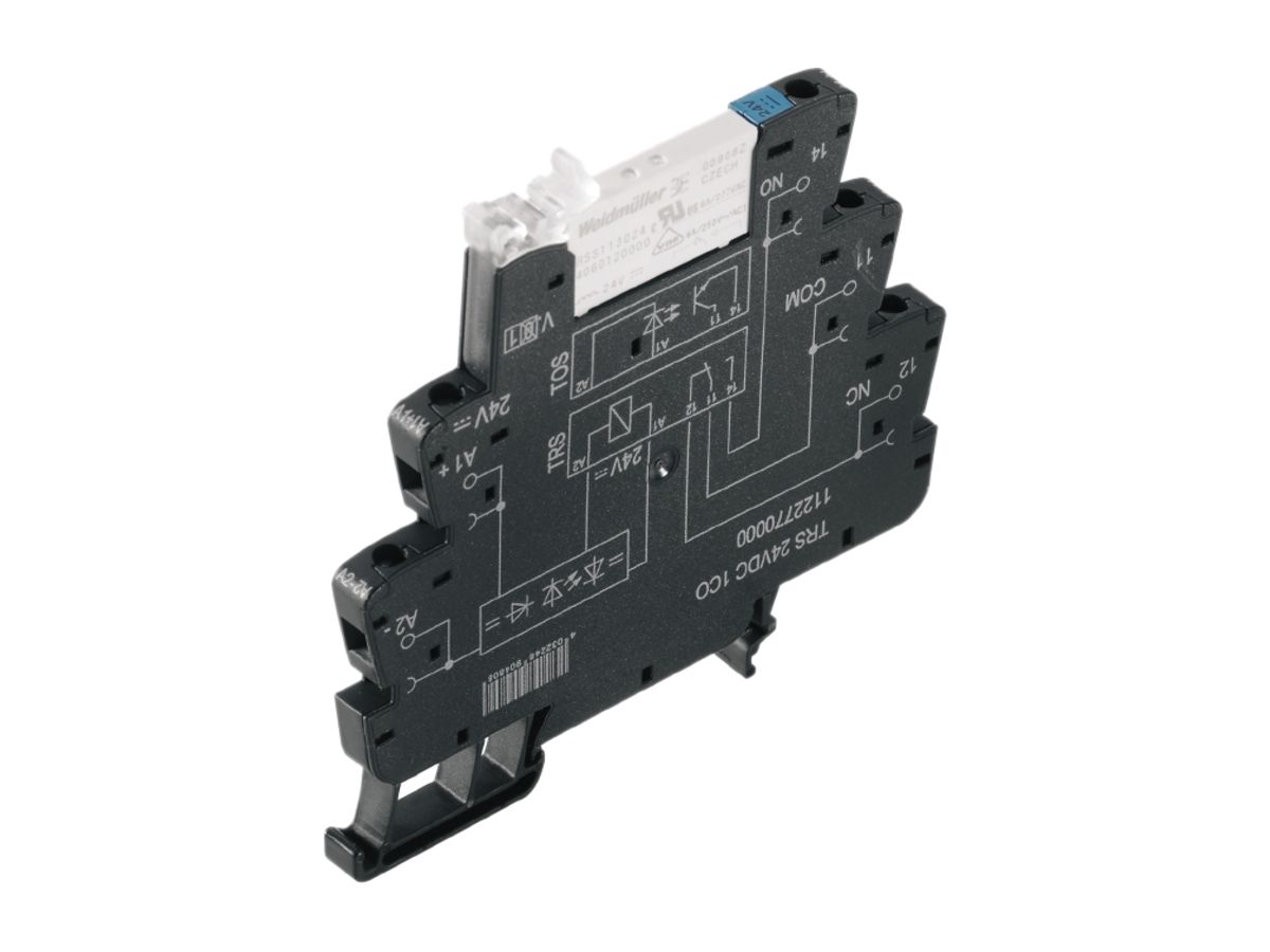Relaiskoppler TERMSERIES TRS 24VDC LED grün 1W 250VAC 6A Schraub