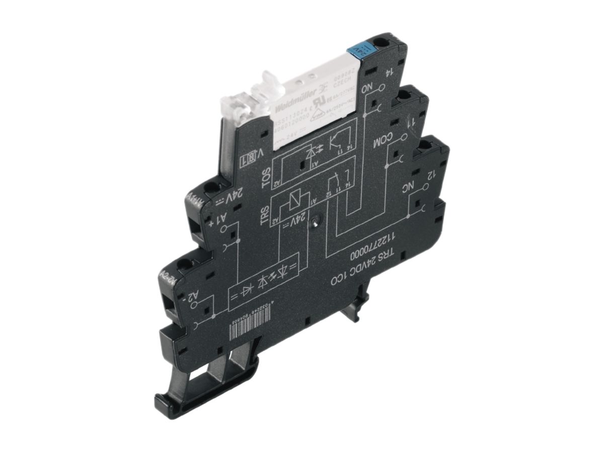 Relaiskoppler TERMSERIES TRS Aktor 24VDC LED grün 1S 250VAC 6A Schraub