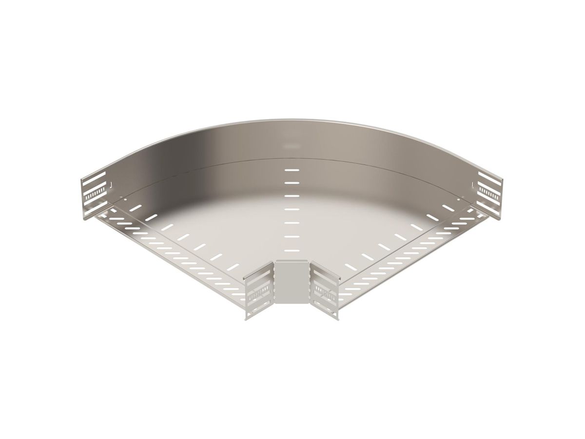 Bogen BET RB 90° 110×500mm Edelstahl A2 blank