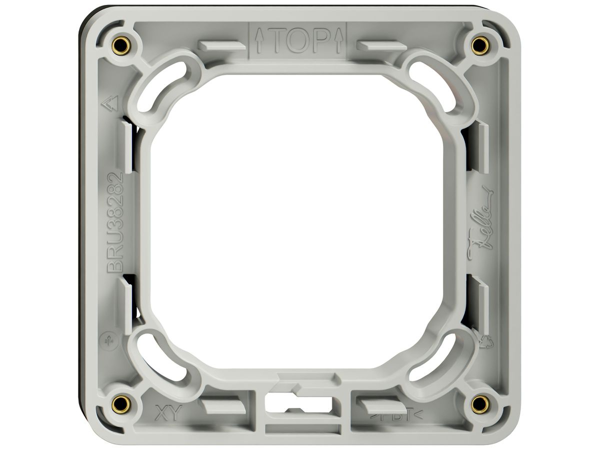 UP-Montagerahmen Feller NEVO SNAPFIX® 1×1 87×87mm grau