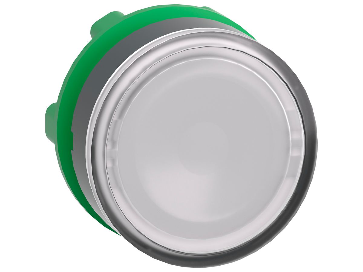 Leuchtdrucktastervorsatz Harmony XB5 ws Ø22.5mm flach verrastend