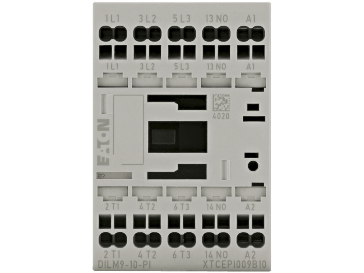 Leistungsschütz Eaton, 3P, 380V 400V 4kW, 1S, 220V 50/60Hz, Push-in-Klemmen