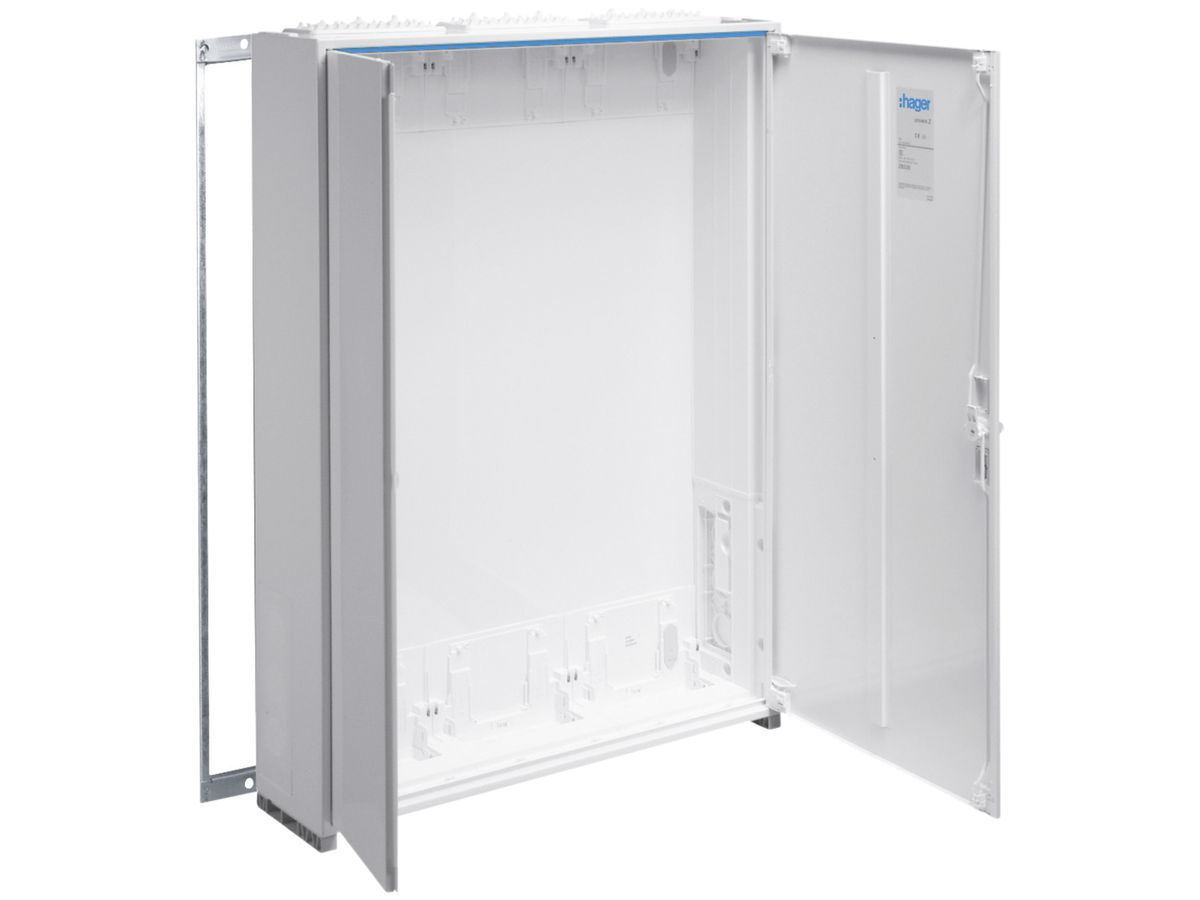 Wandschrank univers quickset mit Tür IP44 Schutzklasse II 550×1100×205mm