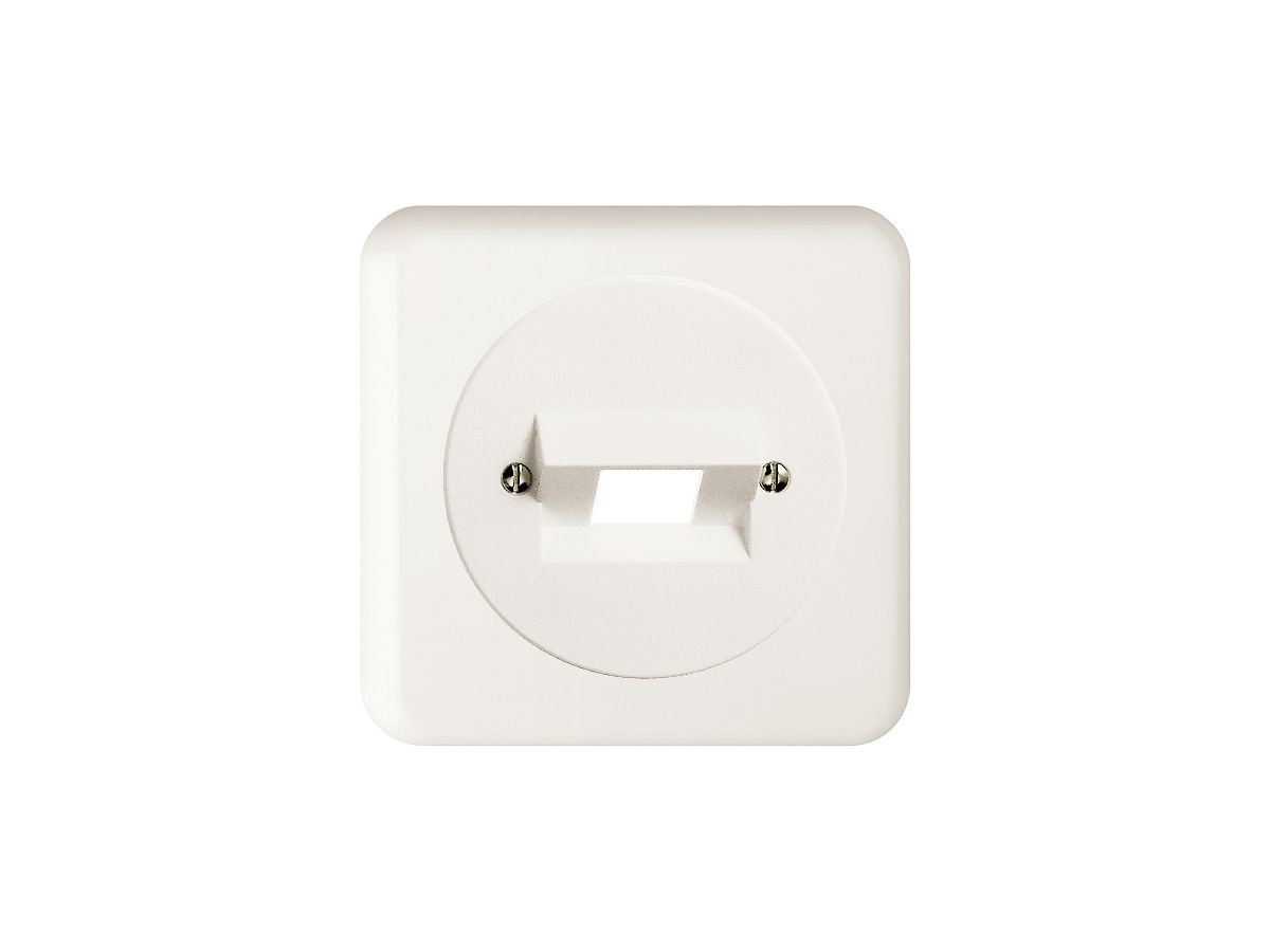 UP-Frontset FH 1×RJ45 weiss ITplus