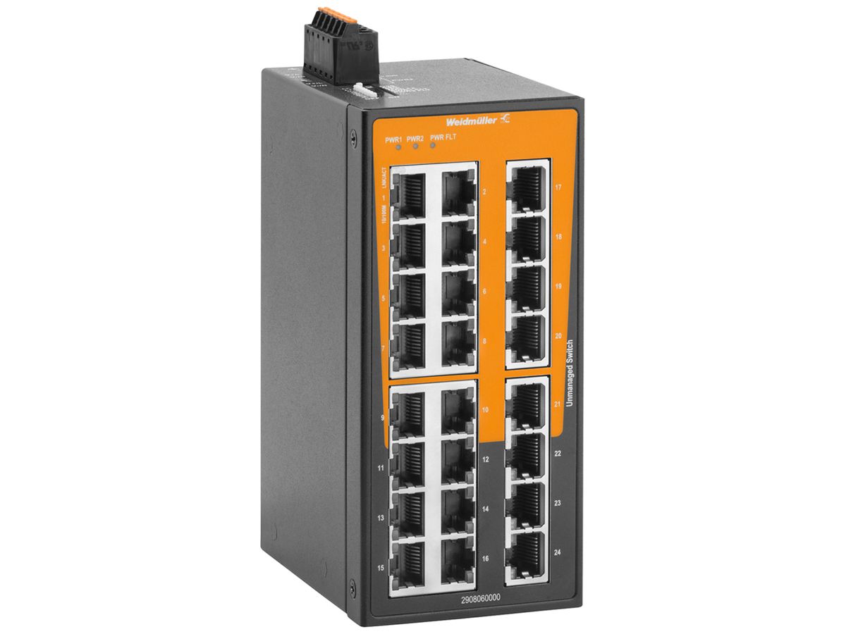 Switch Weidmüller IE-SW-BLB-24-24TX 24×RJ45 FE unmanaged