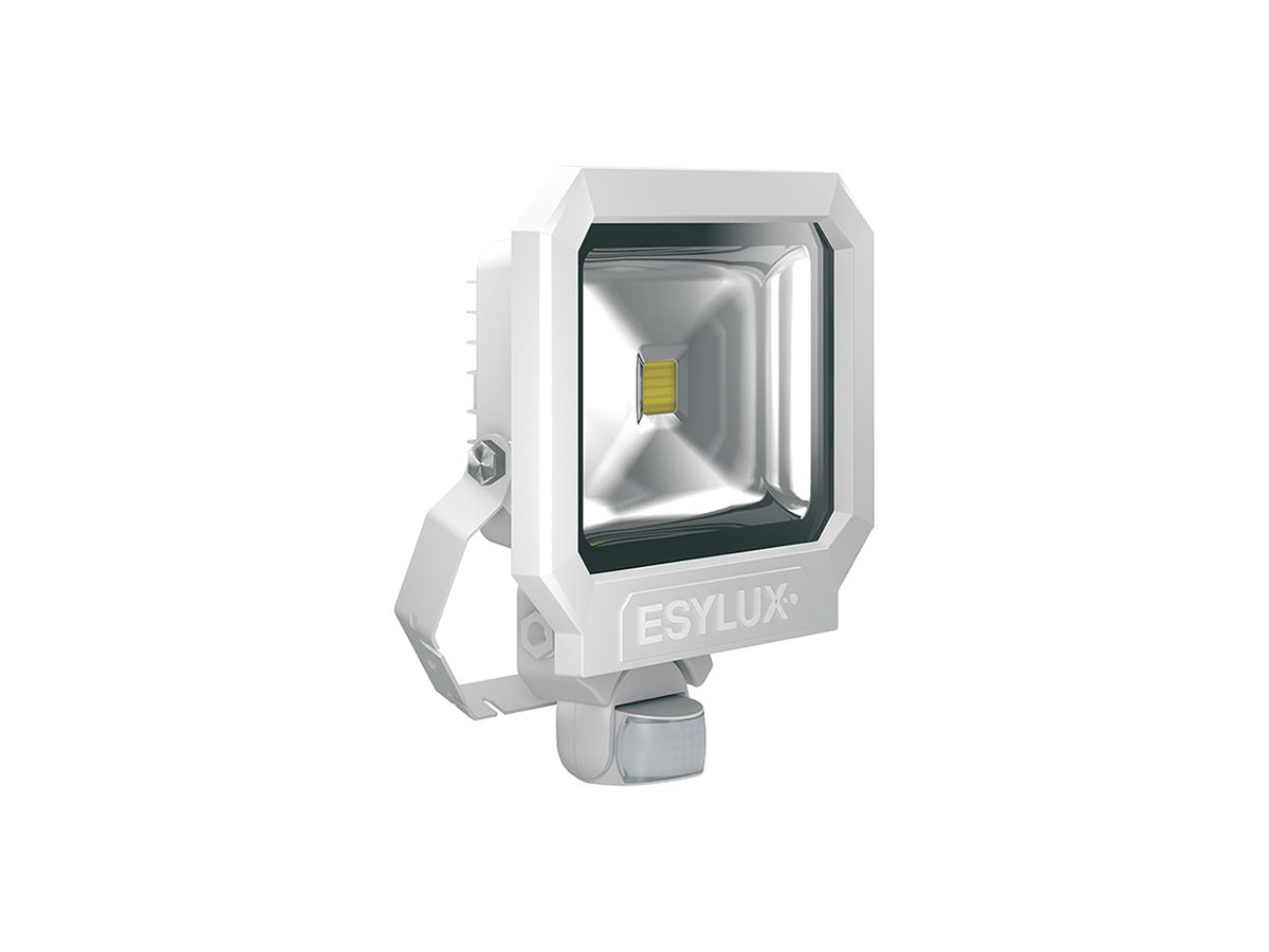 LED-Strahler ESYLUX AFL SUN, 50W 5000K 4500lm 227×86×290mm IP65, weiss