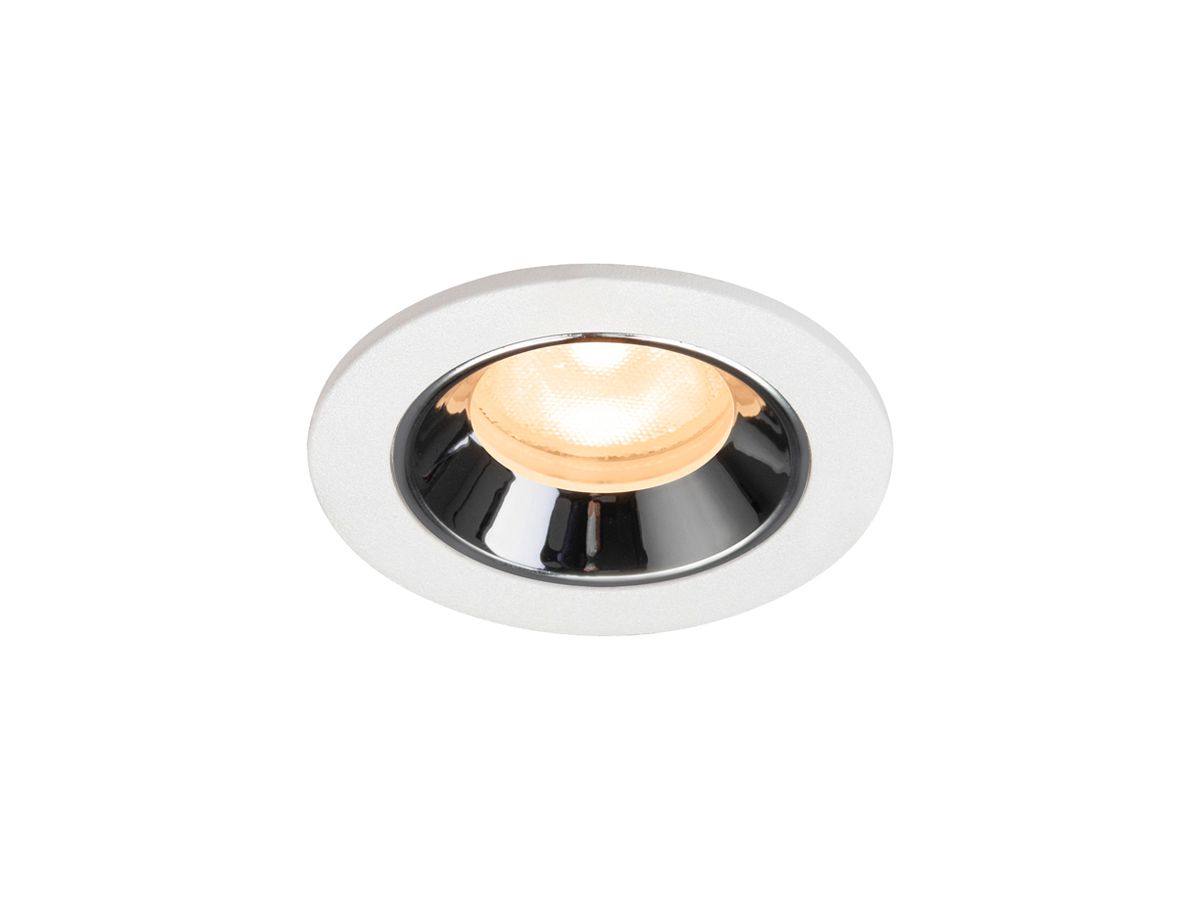 LED-Downlight SLV NUMINOS XS 6.9W 900lm 2700K WB DALI Ø55 ws/cr