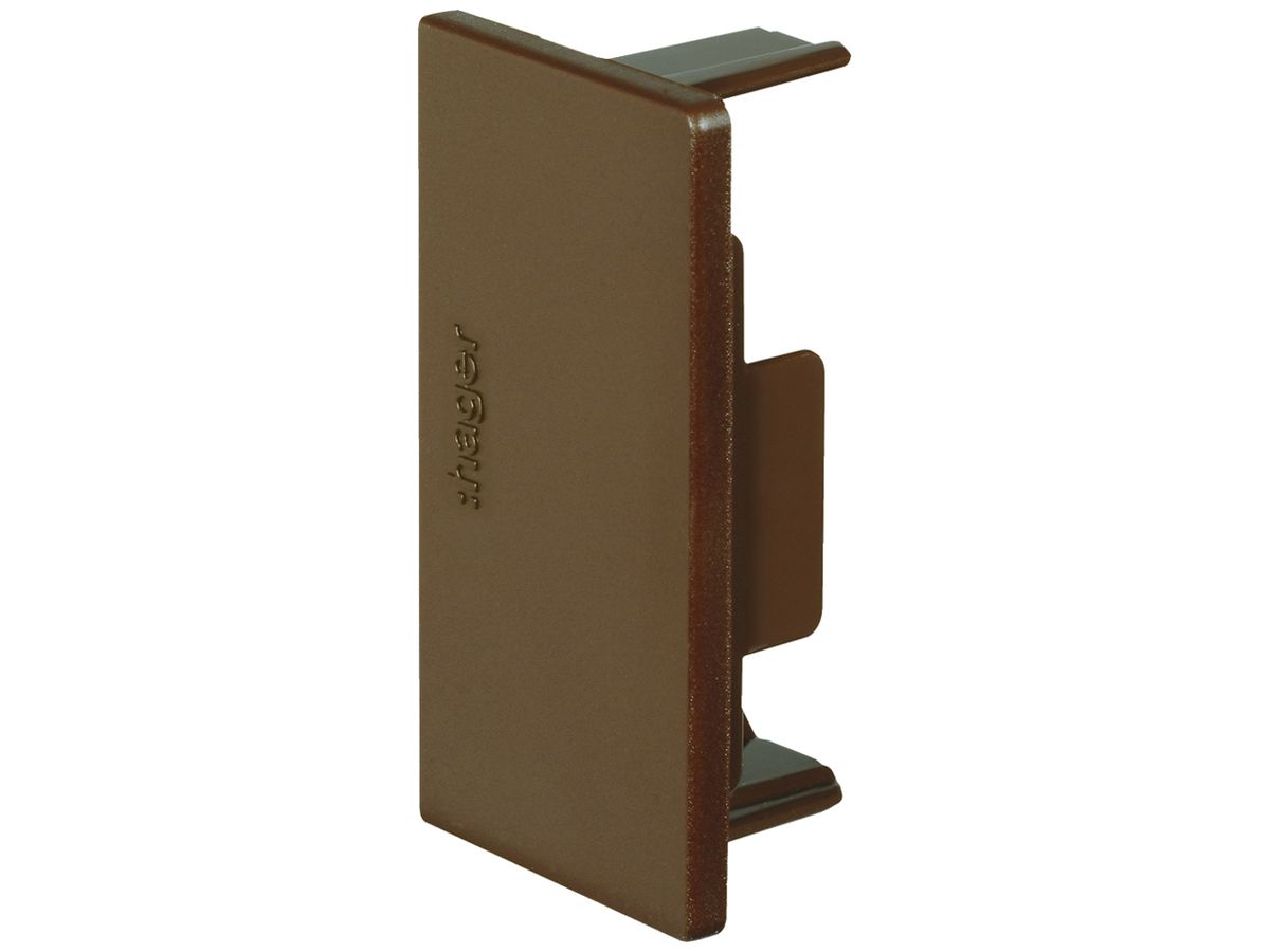 Endstück Hager tehalit.LF 57×30mm braun IP30