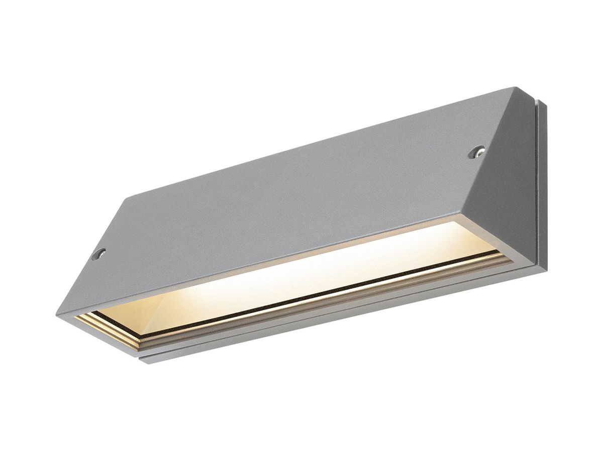 LED-Wandleuchte SLV PEMA 14W 1420lm 3000/4000K IP65 280×100×90mm grau