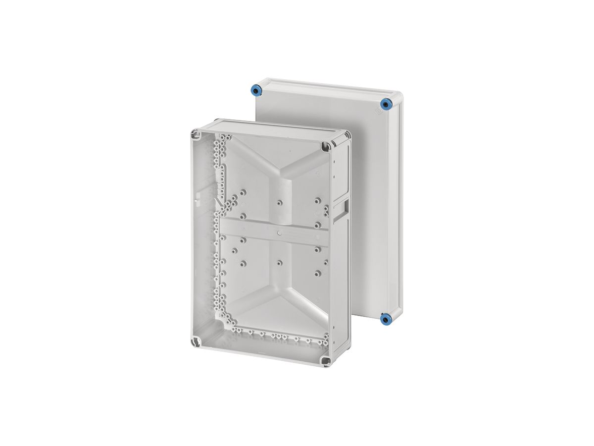 Apparategehäuse Hensel K 0301 grau leer mit Deckel 300×450×170mm