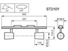 LED-Spot Philips StoreFit MB 47W 5700lm 3000K weiss