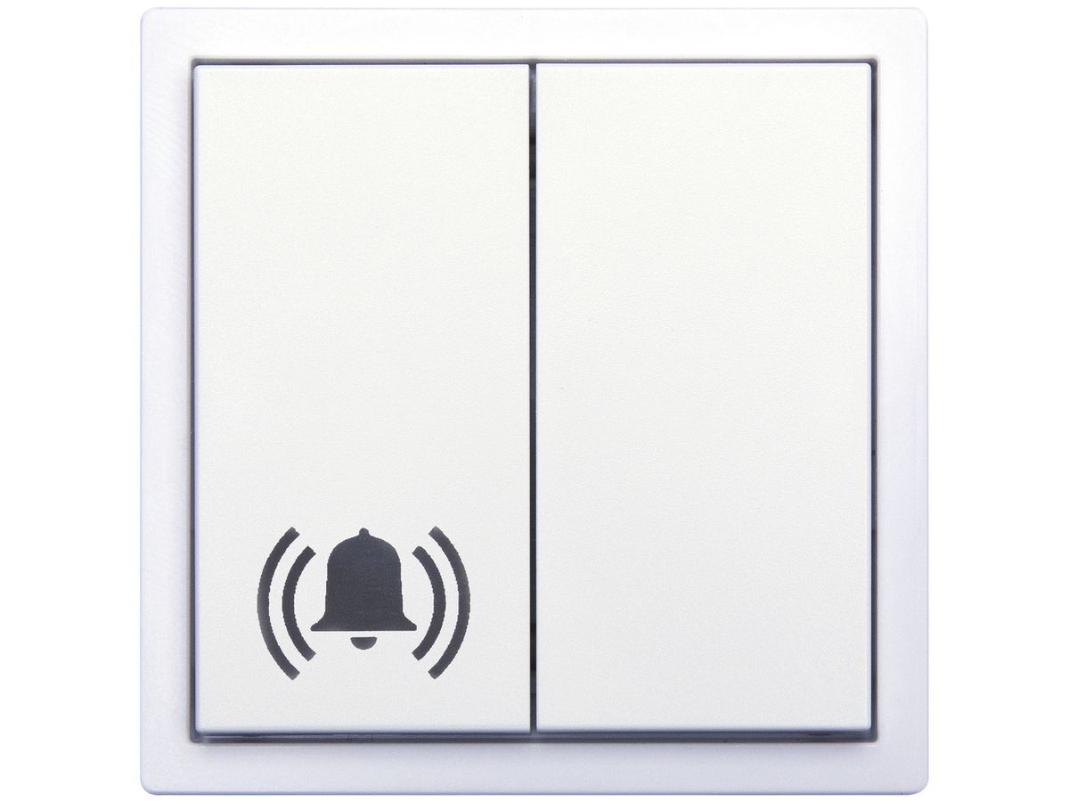 AP-Funktaster ALADIN Turo, EnOcean, 4K/2T, "Glocke", batterielos, weiss