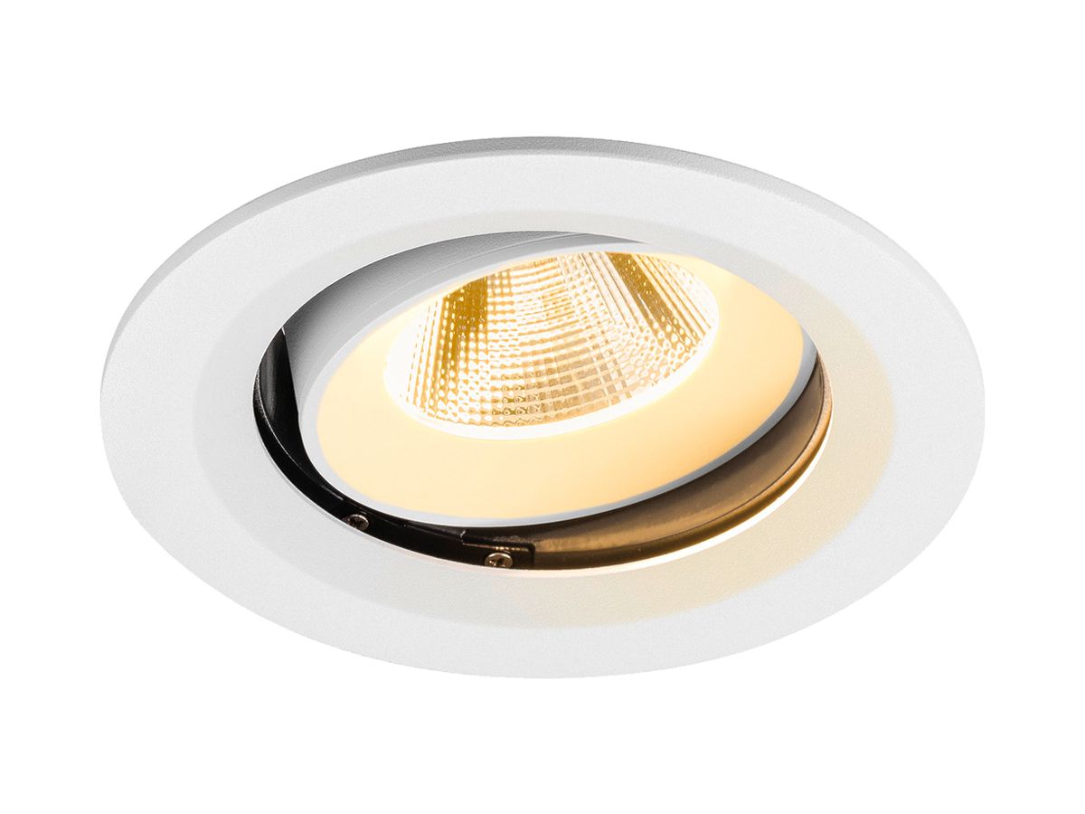 EB-LED-Spot SLV NUMINOS MOVE M 12W 1800lm 3000K NB DALI DIM Ø135×80mm ws