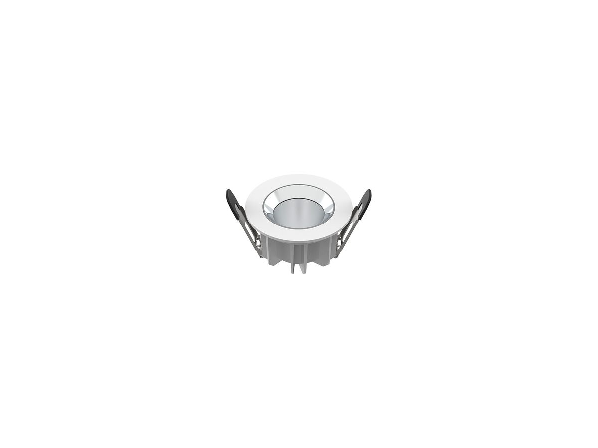 LED-Downlight SLV DOWNLIGHT P 84 6W 520…1450lm 3000K IP54 WB DALI Ø68mm weiss