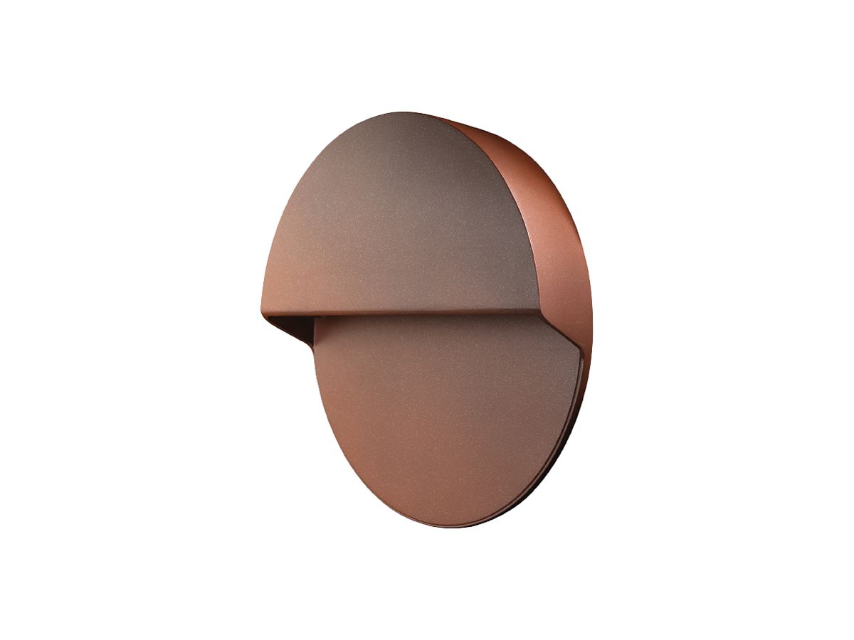 LED-Wandleuchte SG Arlon Round 10W 790lm 827 IP65 DIM Ø270×47mm kupfer