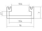 AP-Profil Tridonic ACL 2000×16×7.5mm aluminium