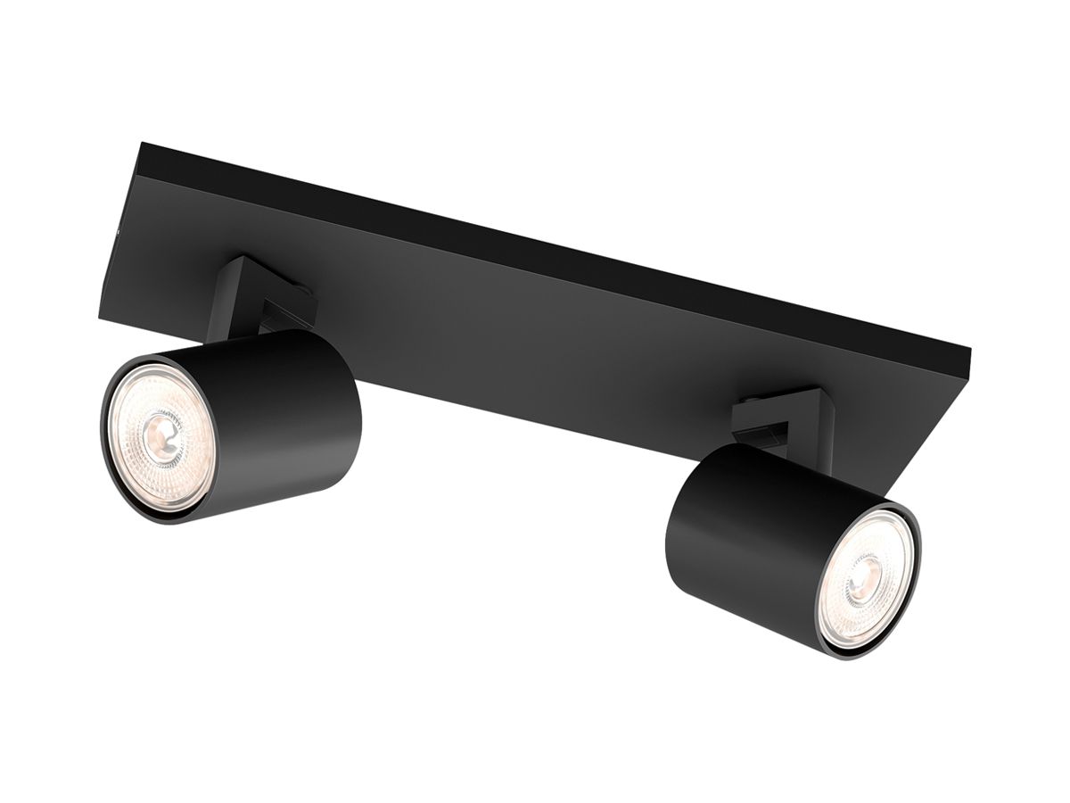 Spot Philips RUNNER GU10 2×20W 305×90mm schwarz