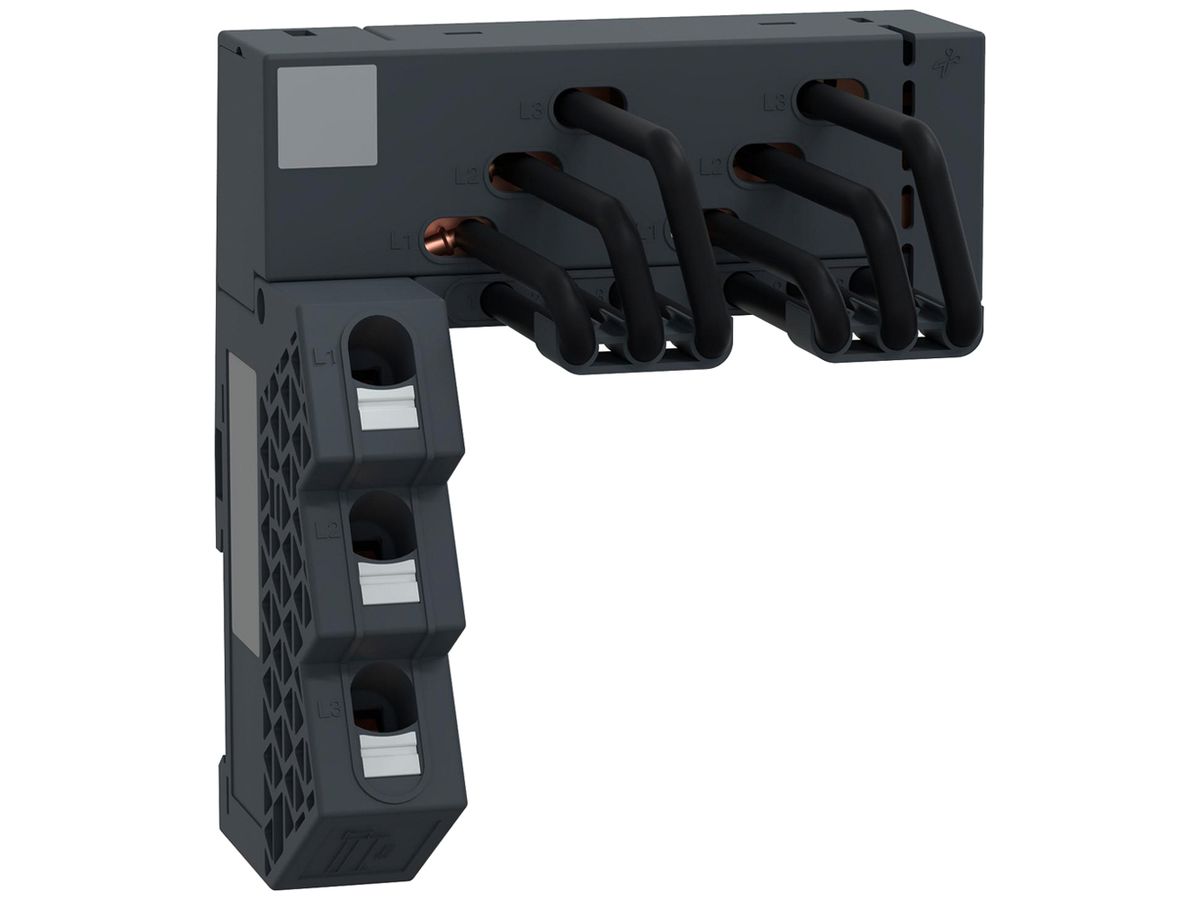 Sammelschienenverbinder TeSys 3P 3Ph 63A 115mm schwarz
