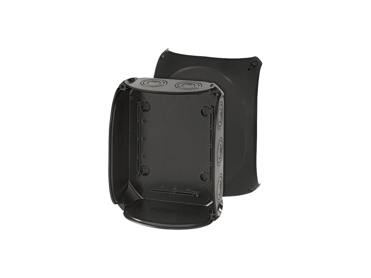 AP-Abzweigdose Hensel KF B 25mm² ohne Klemmen schwarz