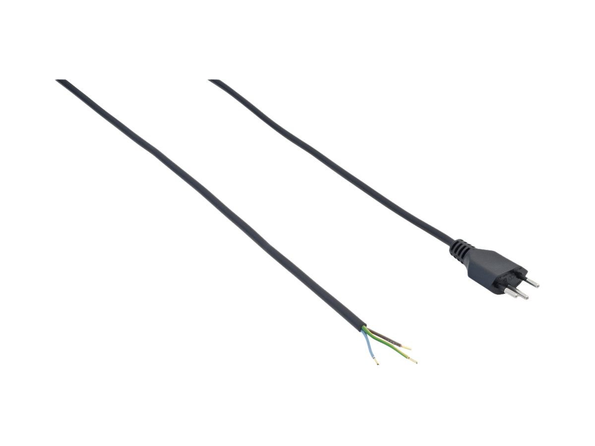 Anschlusskabel MH WIRE PVC T12 Aderendhülse 3×0.75mm² 230V 10A IP20 2m schwarz