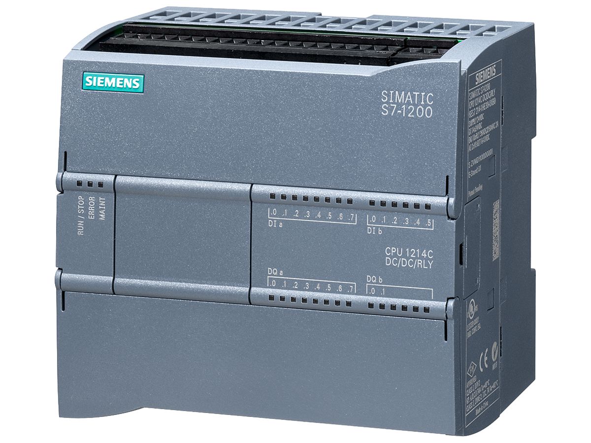 SPS-Grundgerät Siemens SIMATIC S7-1200 CPU 1214C DC/DC/Relais 24V