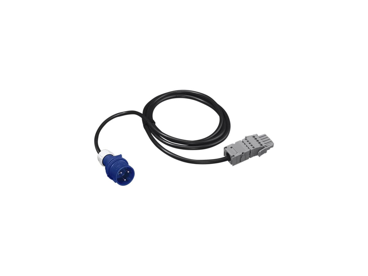 Anschlusskabel Rittal DK 7856.026 CEE16A/WAGO X-COM 3P 230V PVC schwarz 3m