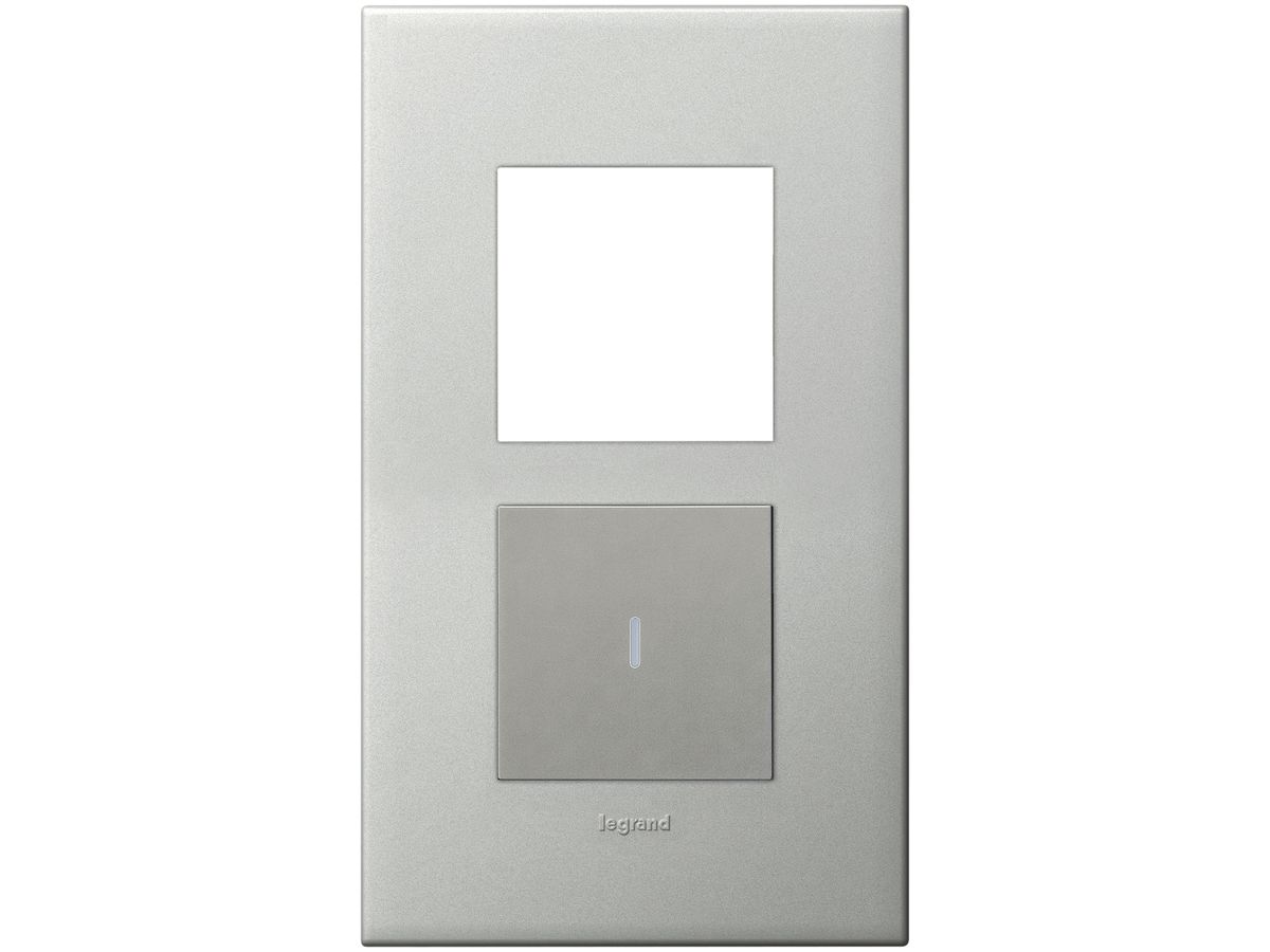 UP-Kombination ARTEOR 1×2, leer + S3/1L, Pearl Alu