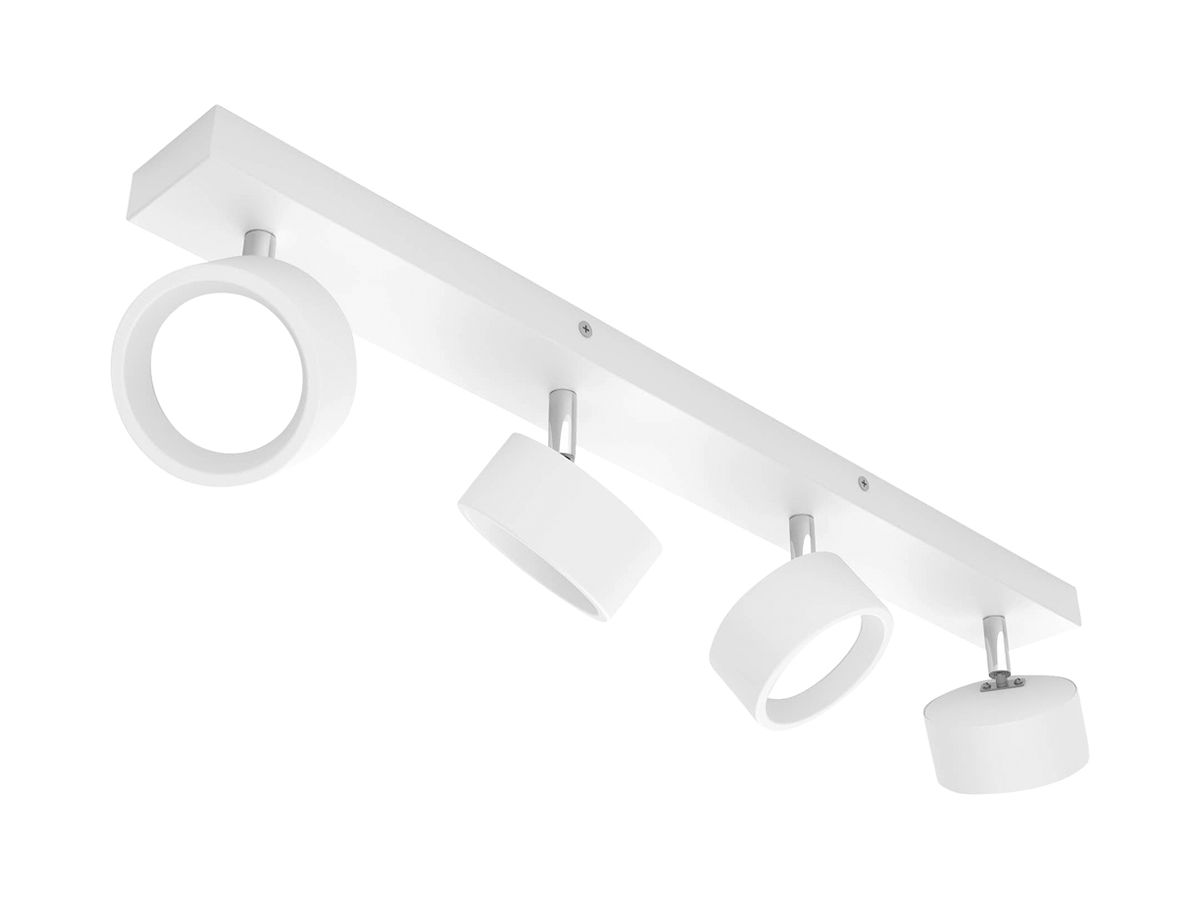 LED-Spot Philips Bracia 22W 2200lm 2700K 110° 600×80.5mm weiss 4×Spot