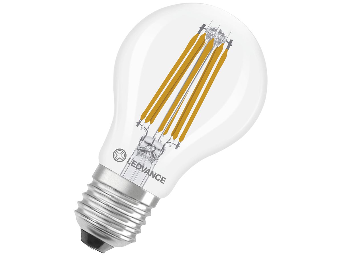 LED-Lampe LEDVANCE CLASSIC A E27 7.2W 1521lm 827 DIM Typ A klar Ø60×105mm