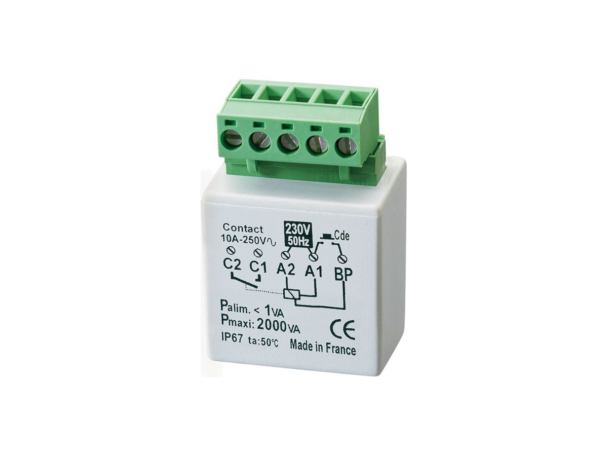 EB-Stromstossrelais Yokis 2000W 230V 10A 2500VA