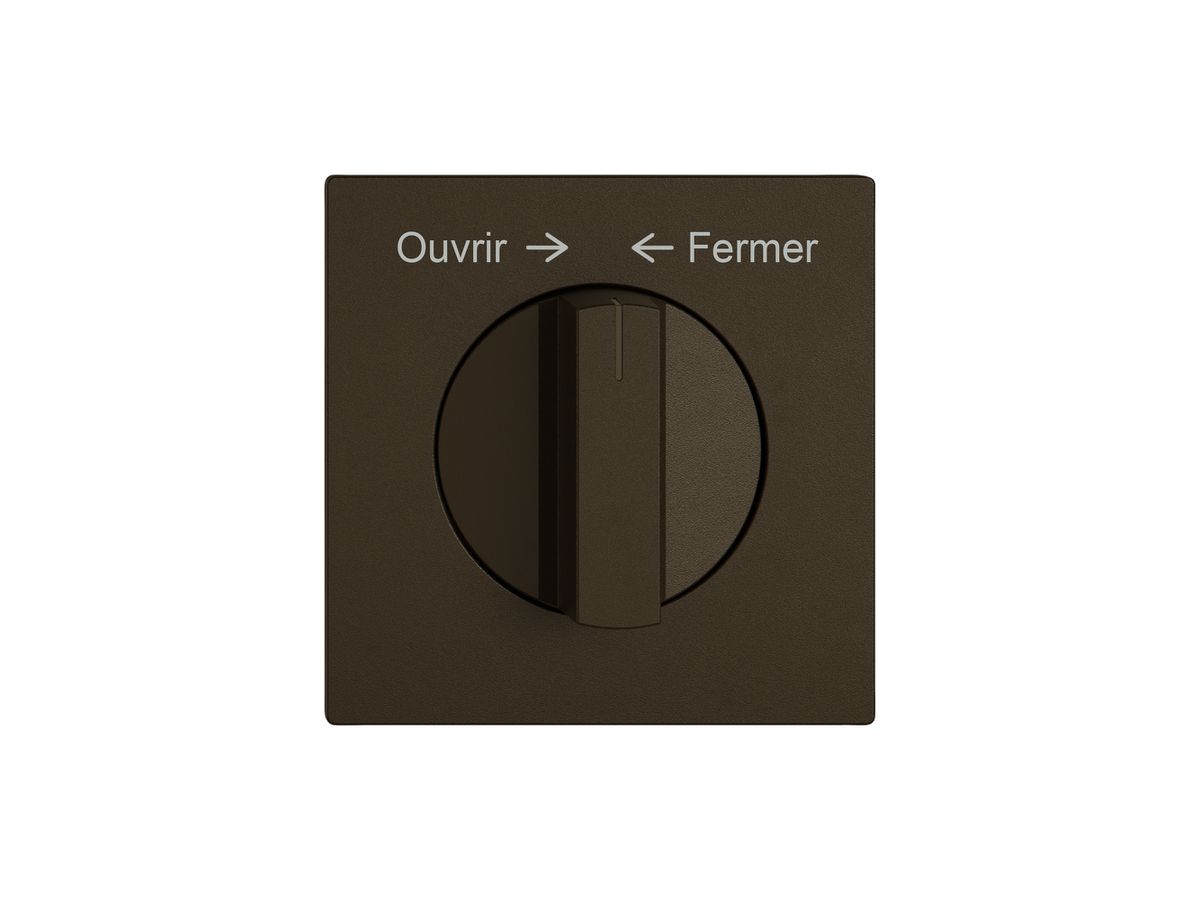 Montageset EDIZIO.liv SNAPFIX® f.Drehschalter m.Griff Ouvrir → ← Fermer br