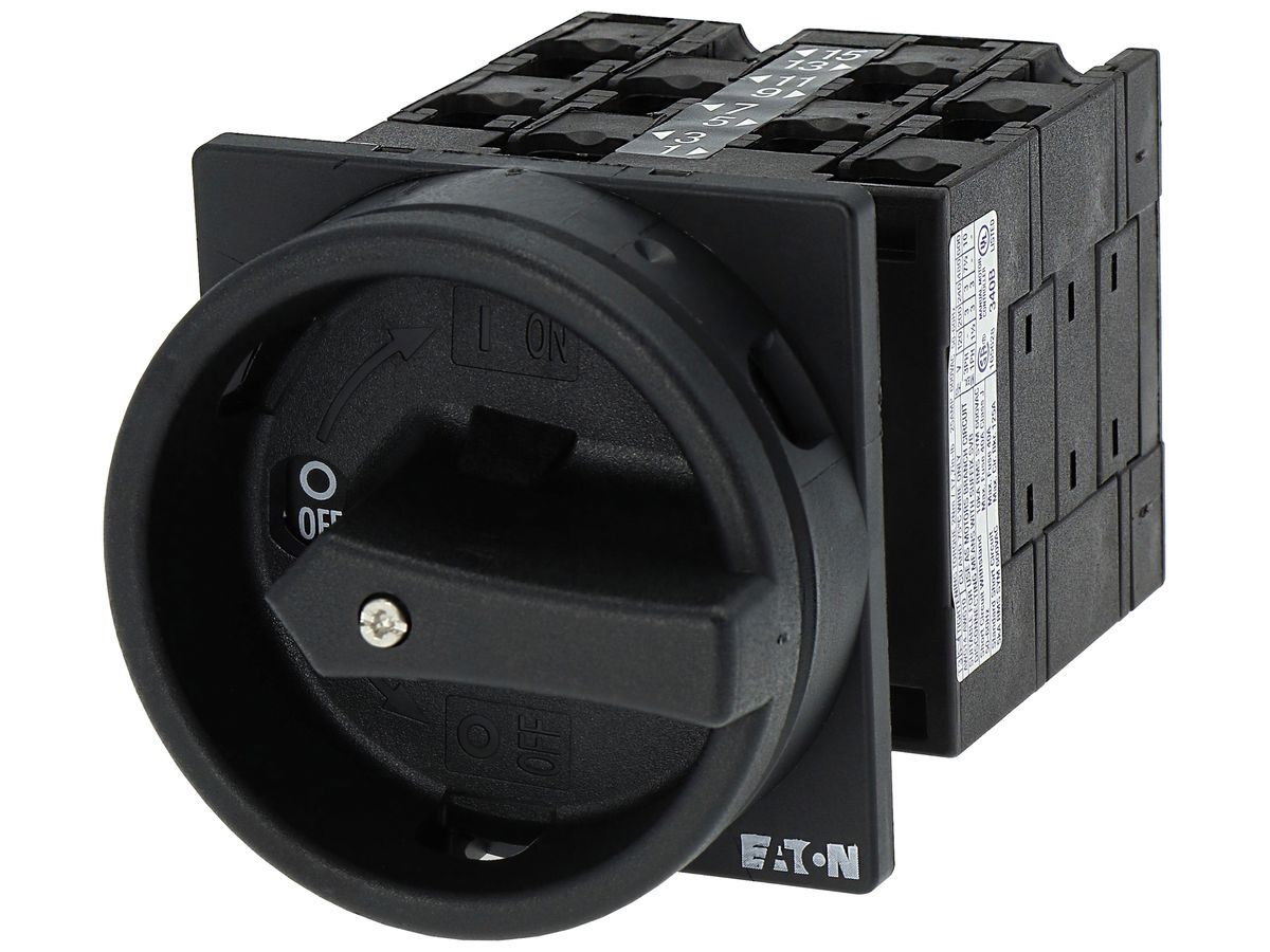 EB-Lasttrennschalter Eaton T3-4-15682/EA/SVB-SW 6P 32A 690V 1NC 1NO IP65 schwarz