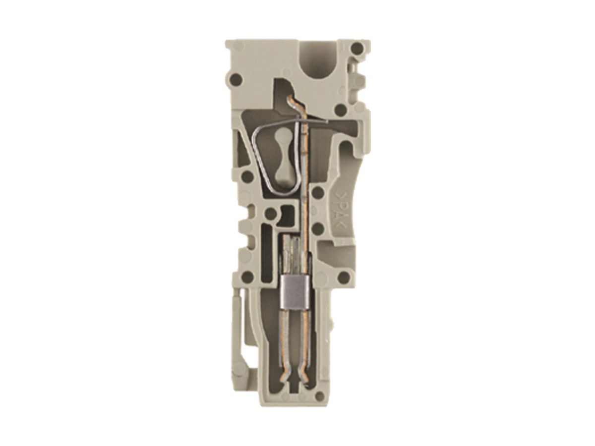 Abschluss-/Zwischenplatte Weidmüller ZAP/TW ZTTR2.5 87×27.2mm beige