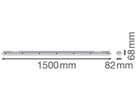 LED-Feuchtraumleuchte LEDVANCE DP HE 72.2W 11680lm 4000K IP65 grau